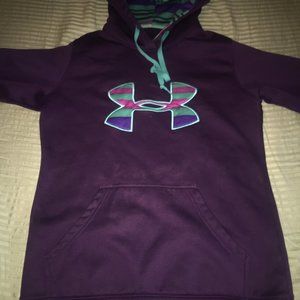 Purple Under Armor Hoodie/Pullover